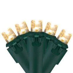 Northlight 50ct. LED Wide Angle Christmas String Lights With Green Wire Warm White -Michaels Store D491518S 1 1