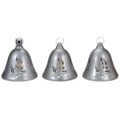 Northlight 6.5" Musical Lighted Silver Bells Christmas Décor Set -Michaels Store D491529S 3