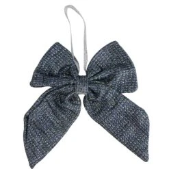 Northlight 5.25" Blue Double Loop Christmas Bow Wall Décor 7 Northlight 5.25" Blue Double Loop Christmas Bow Wall Décor -Michaels Store D491532S 3