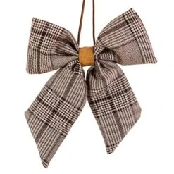 Northlight 19" Black & White Plaid Two Loop Christmas Bow Decoration 8 Northlight 19" Black & White Plaid Two Loop Christmas Bow Decoration -Michaels Store D491534S 11