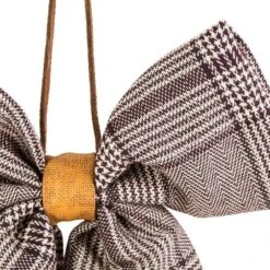 Northlight 19" Black & White Plaid Two Loop Christmas Bow Decoration 11 Northlight 19" Black & White Plaid Two Loop Christmas Bow Decoration -Michaels Store D491534S 14