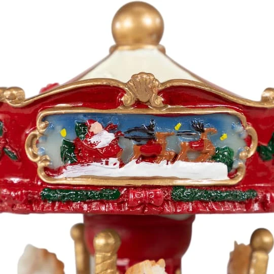 Northlight 6.5" Animated Carousel Music Box 10 Northlight 6.5" Animated Carousel Music Box - Image 10