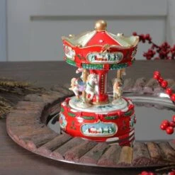 Northlight 6.5" Animated Carousel Music Box 21 Northlight 6.5" Animated Carousel Music Box -Michaels Store D491549S 15