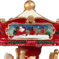 Northlight 6.5" Animated Carousel Music Box 15 Northlight 6.5" Animated Carousel Music Box -Michaels Store D491549S 4