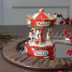 Northlight 6.5" Animated Carousel Music Box 16 Northlight 6.5" Animated Carousel Music Box -Michaels Store D491549S 5