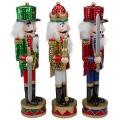 Northlight 14" Sequin Jacket Christmas Nutcracker Set -Michaels Store D491573S 2