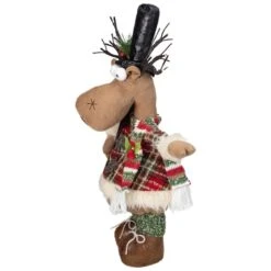 Northlight 20" Standing Christmas Moose Figure With LED Antlers Tabletop Décor -Michaels Store D491580S 4