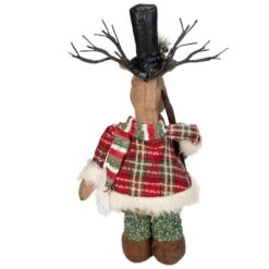 Northlight 20" Standing Christmas Moose Figure With LED Antlers Tabletop Décor -Michaels Store D491580S 5