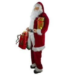 Northlight 6ft. Red & White Standing Santa Claus With Presents Christmas Figure 7 Northlight 6ft. Red & White Standing Santa Claus With Presents Christmas Figure -Michaels Store D491583S 2