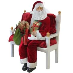 Northlight 6ft. Red & White Standing Santa Claus With Presents Christmas Figure 9 Northlight 6ft. Red & White Standing Santa Claus With Presents Christmas Figure -Michaels Store D491583S 4
