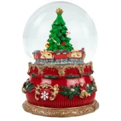 Northlight 6" Musical Christmas Tree & Train Animated Water Globe -Michaels Store D491589S 13