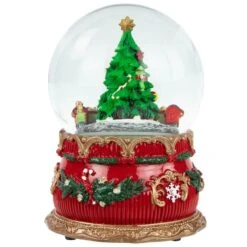 Northlight 6" Musical Christmas Tree & Train Animated Water Globe -Michaels Store D491589S 14