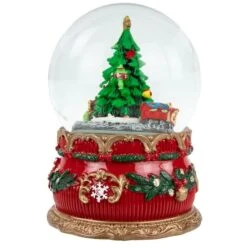 Northlight 6" Musical Christmas Tree & Train Animated Water Globe -Michaels Store D491589S 15