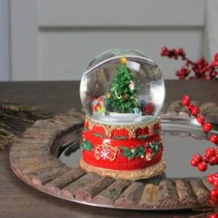 Northlight 6" Musical Christmas Tree & Train Animated Water Globe -Michaels Store D491589S 3