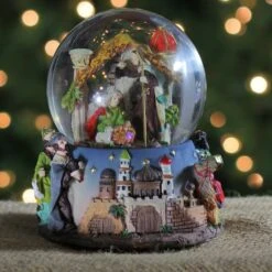 Northlight 6" Nativity Manger Scene Musical Christmas Snow Globe -Michaels Store D491590S 4