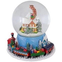 Northlight 7.25" Musical Revolving House Christmas Snow Dome Décor -Michaels Store D491591S 3