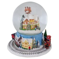 Northlight 7.25" Musical Revolving House Christmas Snow Dome Décor -Michaels Store D491591S 5