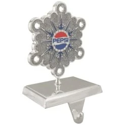 Northlight 6.5" Silver & Blue Pepsi Snowflake Christmas Stocking Holder 8 Northlight 6.5" Silver & Blue Pepsi Snowflake Christmas Stocking Holder -Michaels Store D491602S 3