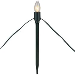 Northlight Mighty Light Clear C9 Christmas Pathway Marker Set, Green Wire -Michaels Store D491617S 11