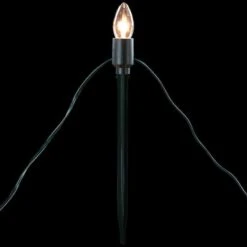 Northlight Mighty Light Clear C9 Christmas Pathway Marker Set, Green Wire -Michaels Store D491617S 13