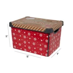 Simplify Santa's Elves Storage Tote Bin -Michaels Store D492890S 13