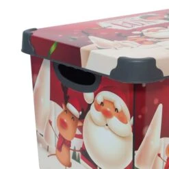 Simplify Santa Clause Is Coming To Town Storage Tote Bin -Michaels Store D492891S 15