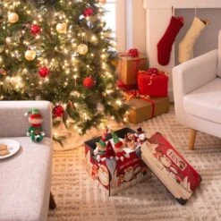 Simplify Santa Clause Is Coming To Town Storage Tote Bin -Michaels Store D492891S 16