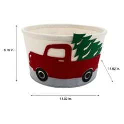 Simplify Round Felt Truck Tote 8 Simplify Round Felt Truck Tote -Michaels Store D504267S 3