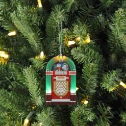 Miniature Green Vintage Jukebox Ornament -Michaels Store D511963S 2