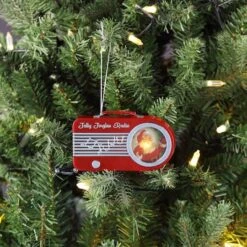 Miniature Red Vintage Radio Ornament -Michaels Store D511964S 2