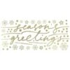 RoomMates Season's Greetings Peel And Stick Wall Decals