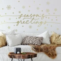 RoomMates Season's Greetings Peel And Stick Wall Decals -Michaels Store D515182S 2