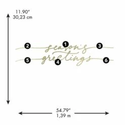 RoomMates Season's Greetings Peel And Stick Wall Decals -Michaels Store D515182S 5