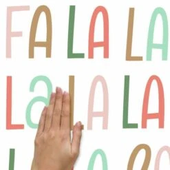 Roommates Fa La La La La Peel And Stick Wall Decals 7 Roommates Fa La La La La Peel And Stick Wall Decals -Michaels Store D515186S 5