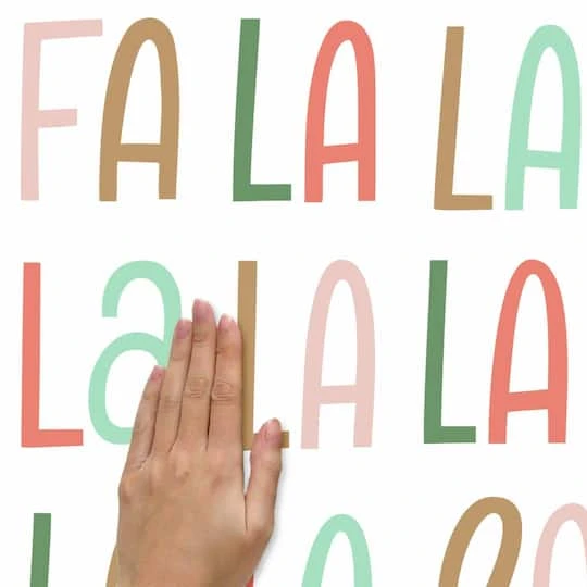 Roommates Fa La La La La Peel And Stick Wall Decals 4 Roommates Fa La La La La Peel And Stick Wall Decals - Image 4