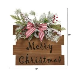 20" Merry Christmas Door Wall Hanger 7 20" Merry Christmas Door Wall Hanger -Michaels Store D517942S 2