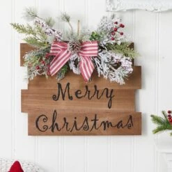 20" Merry Christmas Door Wall Hanger 8 20" Merry Christmas Door Wall Hanger -Michaels Store D517942S 3