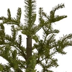 4.5ft. Pre-Lit Pine Artificial Christmas Tree In Decorative Planter, White Lights -Michaels Store D517951S 5