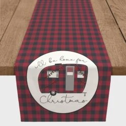 90" Christmas Camper Table Runner