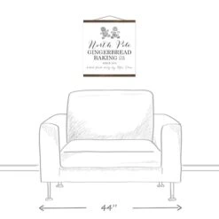 North Pole Gingerbread Co. 16x16 Teak Hanging Canvas 7 North Pole Gingerbread Co. 16x16 Teak Hanging Canvas -Michaels Store D518002S 3