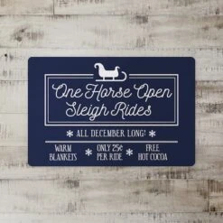 Sleigh Rides 27x18 Floor Mat -Michaels Store D518022S 2