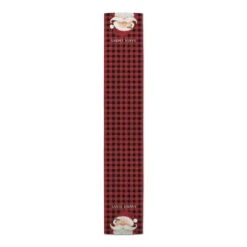Santa Knows On Plaid 16x72 Poly Twill Table Runner -Michaels Store D518027S 3