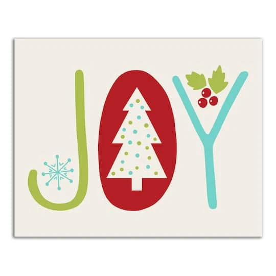 Joy 20x16 Canvas Wall Art 2 Joy 20x16 Canvas Wall Art - Image 2
