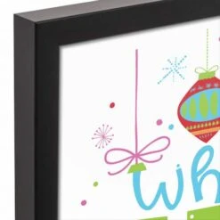 Oh What Fun 12x12 Black Framed Canvas -Michaels Store D518045S 3