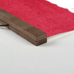 Santa Face 16x20 Teak Hanging Canvas -Michaels Store D518047S 2