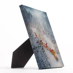 Train In The Snow 8x10 Tabletop Canvas -Michaels Store D518083S 2