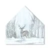 Deer In Winter 17x17 House Shaped Canvas