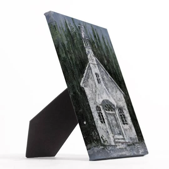 Winter & Christmas Church Tabletop Canvas 3 Winter & Christmas Church Tabletop Canvas - Image 3