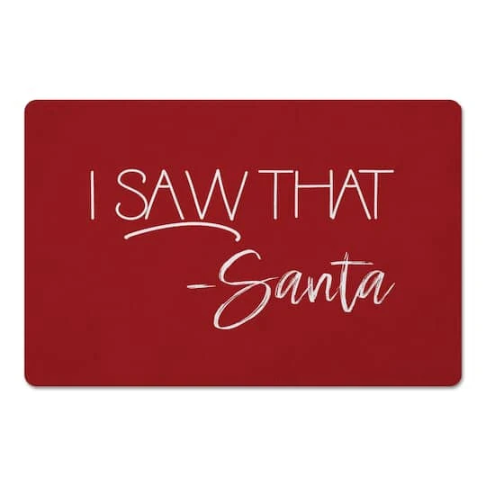 Santa Saw That 27x18 Floor Mat 2 Santa Saw That 27x18 Floor Mat - Image 2