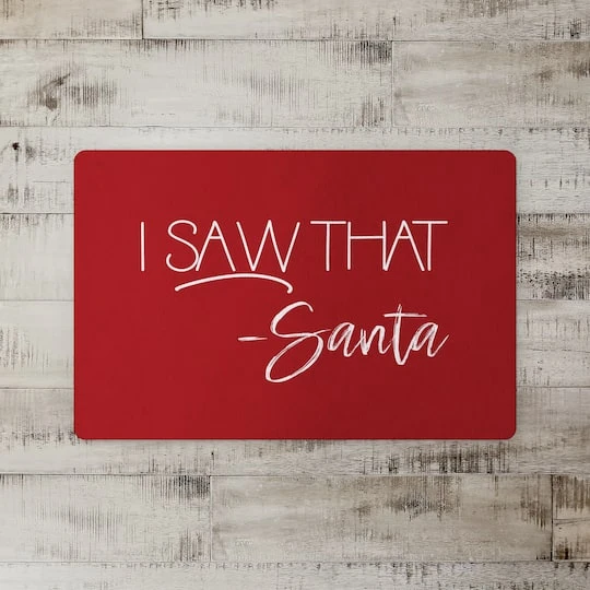 Santa Saw That 27x18 Floor Mat 3 Santa Saw That 27x18 Floor Mat - Image 3
